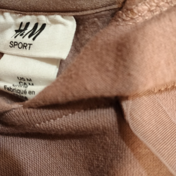 H&M Sport Tan Hoodie Women's Size Medium - Picture 2 of 2
